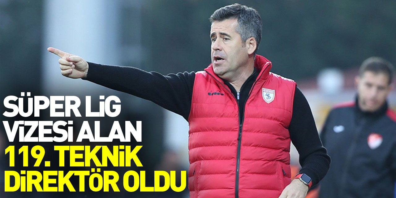 Hüseyin Eroğlu, Süper Lig vizesi alan 119. teknik direktör oldu