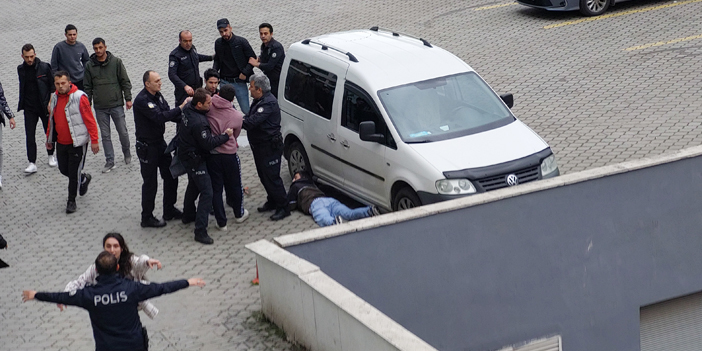 Samsun'da duruşma çıkışı adliye önünde kavga: 1 yaralı