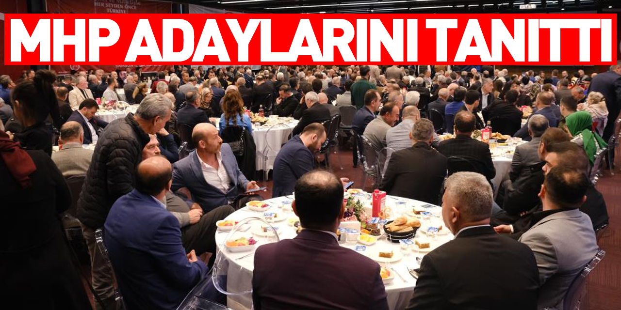 MHP Samsun milletvekili adaylarını tanıttı