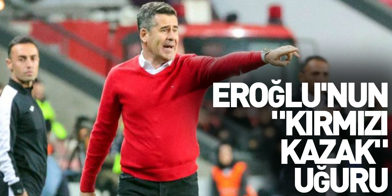 Samsunspor Teknik Direktörü Eroğlu'nun "kırmızı kazak" uğuru