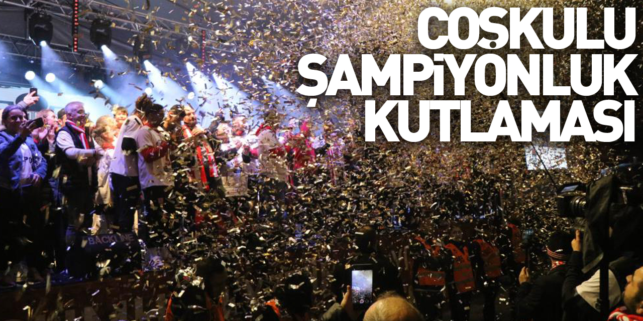 Samsunspor’dan coşkulu şampiyonluk kutlaması