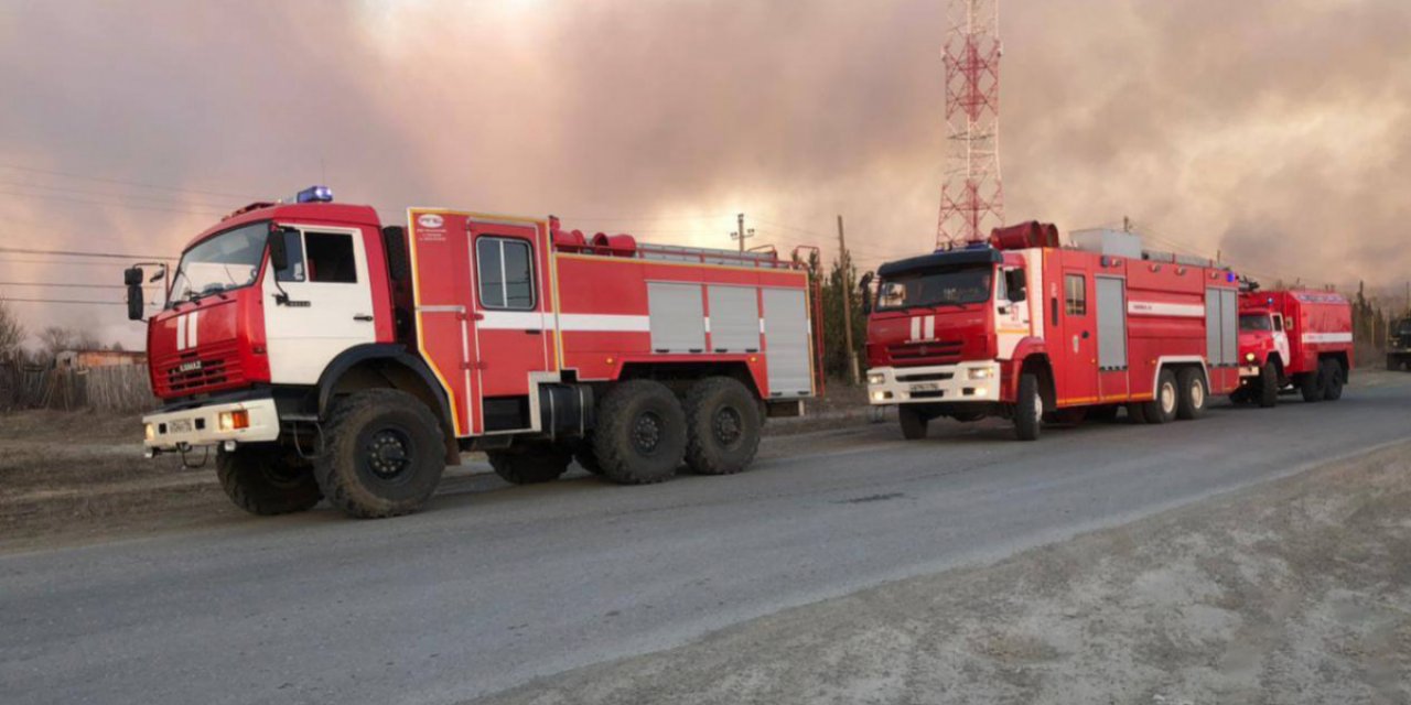Rusya'da yangın: 1 ölü, 659 kişi evsiz kaldı
