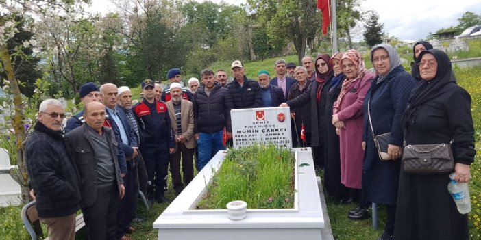 Şehit piyade uzman çavuş kabri başında anıldı