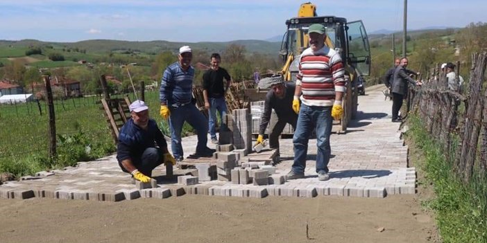 Asarcık'ta yollar yenileniyor