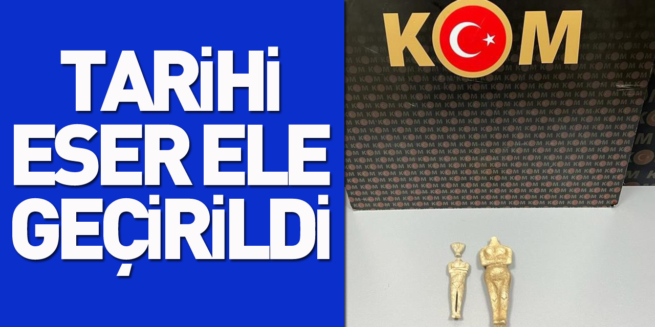 Samsun'da uygulamada tarihi eser ele geçirildi