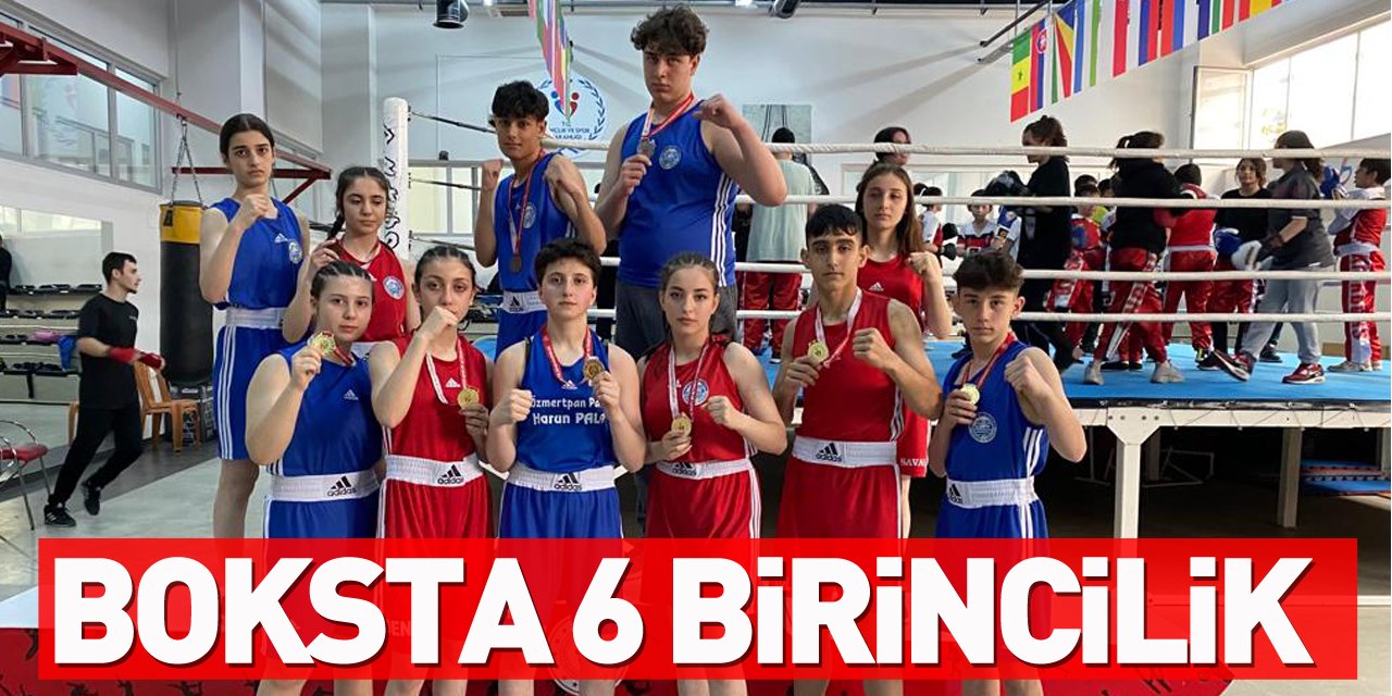 Salıpazarılı sporcular boksta 6 birincilik kazandı