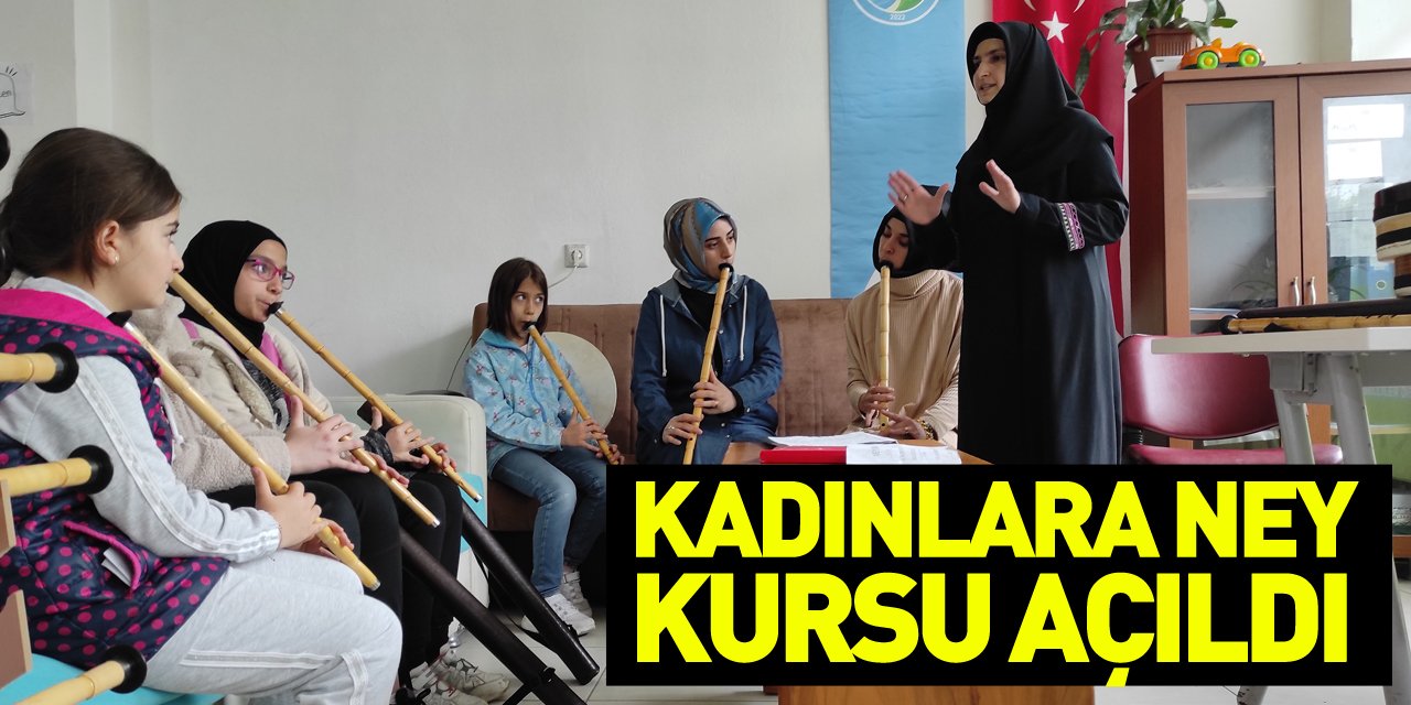 Salıpazarı HEM'de kadınlara yönelik ney kursu açıldı