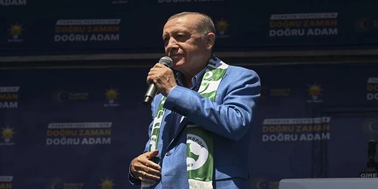 Cumhurbaşkanı Erdoğan: "Bir cumhurbaşkanır yadımcılığı, bir iki bakanlık, üç beş vekillik uğruna ülke geleceğini emperyalistleri