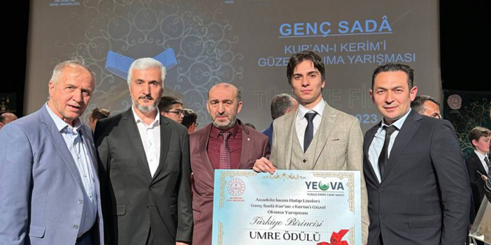 Samsunlu öğrenci Türkiye birincisi oldu