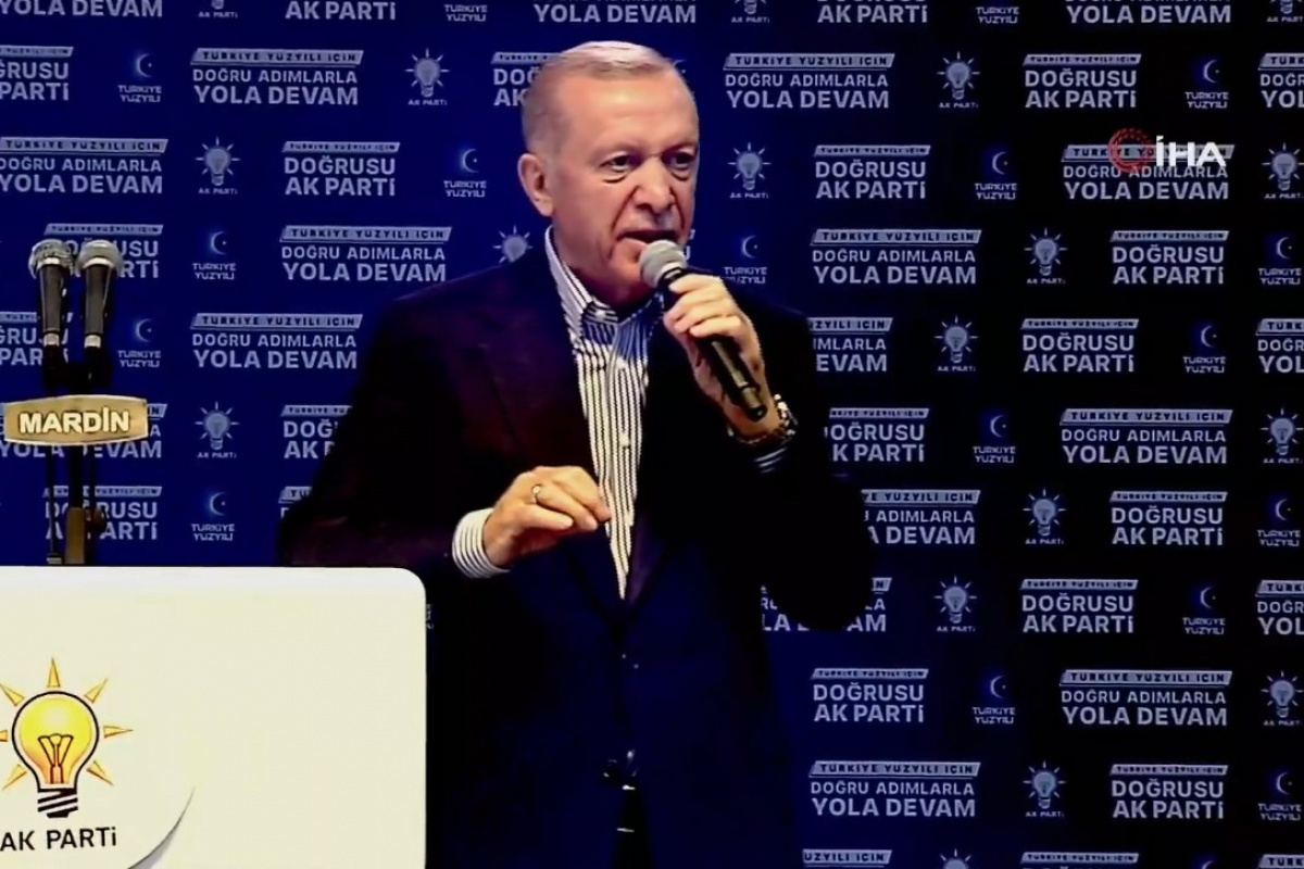 Cumhurbaşkanı Erdoğan, Mardin'de terör örgütlerine meydan okudu