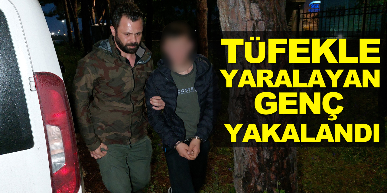 Samsun'da pompalı tüfekle bir kişiyi ağır yaralayan genç yakalandı