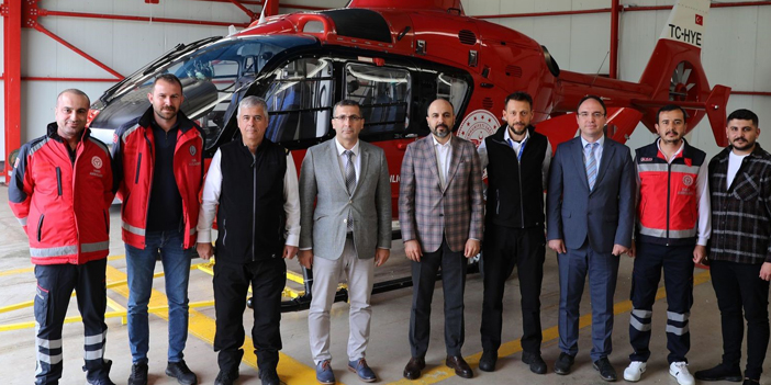 Samsun'a yeni ambulans helikopter